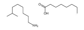 octanoic acid, compound with isononylamine (1:1) Structure