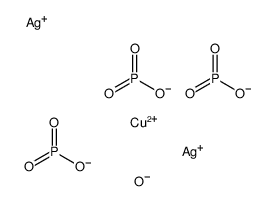 copper(2+) disilver tetrametaphosphate structure