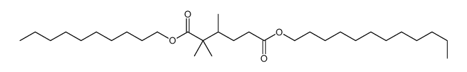 decyl dodecyl trimethyladipate Structure