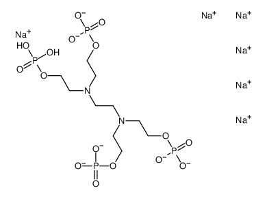 10,10-dihydroxy-3,6-bis[2-(phosphonooxy)ethyl]-9-oxa-3,6-diaza-10-phosphadecyl dihydrogen phosphate 10-oxide, sodium salt picture