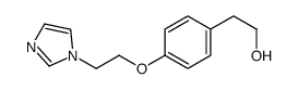 2-(4-(2-(1H-Imidazol-1-yl)ethoxy)phenyl)ethanol Structure