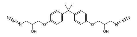 bisphenol A di(3-azido-2-hydroxy propan-1-ol) ether结构式