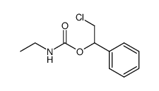 Ethyl-carbamic acid 2-chloro-1-phenyl-ethyl ester Structure