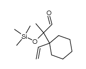 4-cyclohexylidene-2-methyl-2-(trimethylsiloxy)butanal结构式