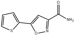 5-(thiophen-2-yl)-1,2-oxazole-3-carboxamide Structure
