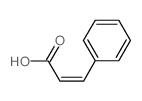 cis-cinnamic acid Structure