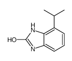 2H-Benzimidazol-2-one,1,3-dihydro-4-(1-methylethyl)-(9CI) structure