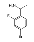 1-(4-Bromo-2-fluorophenyl)ethanamine Structure