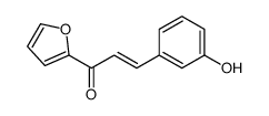 1-(furan-2-yl)-3-(3-hydroxyphenyl)prop-2-en-1-one Structure