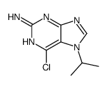 6-chloro-7-propan-2-ylpurin-2-amine结构式