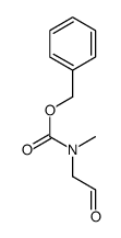 N-甲基-N-(苄氧羰基)氨基乙醛结构式