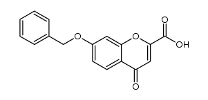 7-benzyloxy-4-oxo-4H-chromene-2-carboxylic acid Structure