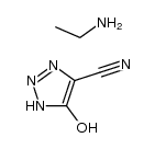 Ethylammonium 4-Cyano-1H-1,2,3-triazol-5-olate结构式