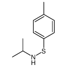 N-(4-methylphenyl)sulfanylpropan-2-amine结构式