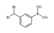 (3-dibromomethyl-phenyl)-dihydroxy-borane Structure