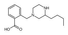 2-[(3-butylpiperazin-1-yl)methyl]benzoic acid Structure