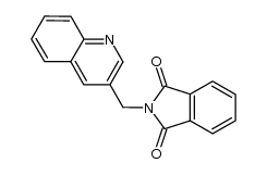 2-(quinolin-3-ylmethyl)isoindoline-1,3-dione Structure