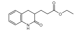 ethyl 3-(2-oxo-3,4-dihydro-1H-quinolin-3-yl)propionate结构式