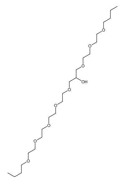 1-[2-(2-butoxyethoxy)ethoxy]-3-[2-[2-[2-(2-butoxyethoxy)ethoxy]ethoxy]ethoxy]propan-2-ol Structure