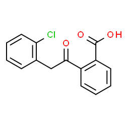 2-[(2-CHLOROPHENYL)ACETYL]BENZOICACID Structure