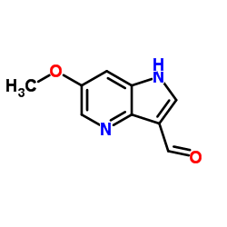 6-Methoxy-4-azaindole-3-carbaldehyde Structure