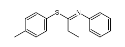 p-tolyl N-phenylpropanimidothioate结构式