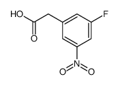 3-氟-5-硝基苯乙酸结构式