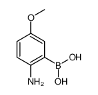 (2-amino-5-methoxyphenyl)boronic acid Structure