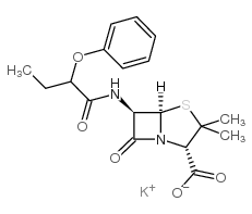 propicillin potassium Structure