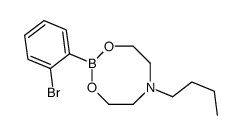 2-(2-bromophenyl)-6-butyl-1,3,6,2-dioxazaborocane structure