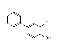 4-(2,5-dimethylphenyl)-2-fluorophenol结构式