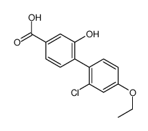 4-(2-chloro-4-ethoxyphenyl)-3-hydroxybenzoic acid结构式