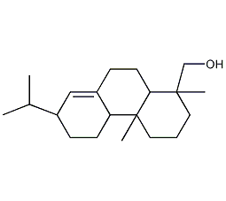 1,2,3,4,4a,4b,5,6,7,9,10,10a-dodecahydro-7-isopropyl-1,4a-dimethylphenanthren-1-methanol structure