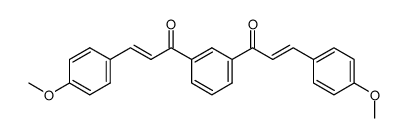 1,3-bis-(4-methoxy-trans-cinnamoyl)-benzene of mp: 135 degree结构式