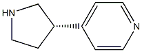 (S)-4-(pyrrolidin-3-yl)pyridine Structure