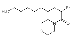 2-bromo-1-morpholin-4-yl-decan-1-one结构式