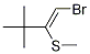 (Z)-1-broMo-2-Methylthio-3,3-diMethyl-1-butene Structure