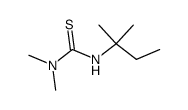 N,N-Dimethyl-N'-(t-pentyl)-thioharnstoff结构式