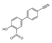 4-(4-hydroxy-3-nitrophenyl)benzonitrile结构式