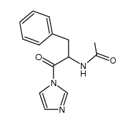 N-[α-(acetylamino)-β-phenylpropionyl]imidazole Structure