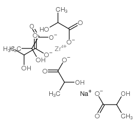 Sodium zirconium lactate Structure