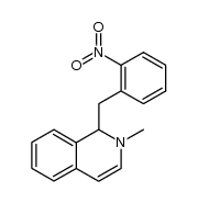 2-methyl-1-(2-nitrobenzyl)-1,2-dihydroisoquinoline Structure