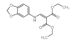 Propanedioic acid,2-[(1,3-benzodioxol-5-ylamino)methylene]-, 1,3-diethyl ester图片