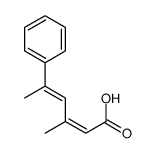 3-methyl-5-phenylhexa-2,4-dienoic acid Structure