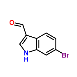 6-溴吲哚-3-甲醛结构式