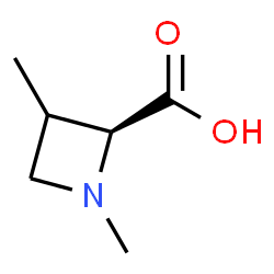 (2S)-1,3-dimethylazetidine-2-carboxylic acid structure