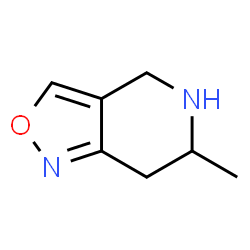 6-甲基-4,5,6,7-四氢异噁唑并[4,3-c]吡啶结构式