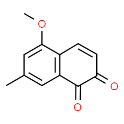 5-Methoxy-7-methyl-1,2-naphthoquinone structure