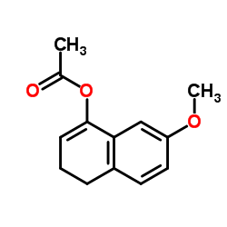 3,4-Dihydro-7-Methoxy-1-naphthol Acetate Structure