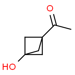 1-{3-hydroxybicyclo[1.1.1]pentan-1-yl}ethan-1-one Structure